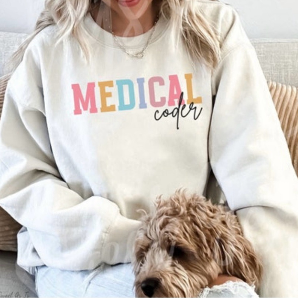 Colorful Medical Coder Sweatshirt